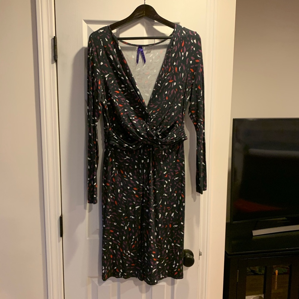 Seraphine wrap maternity dress